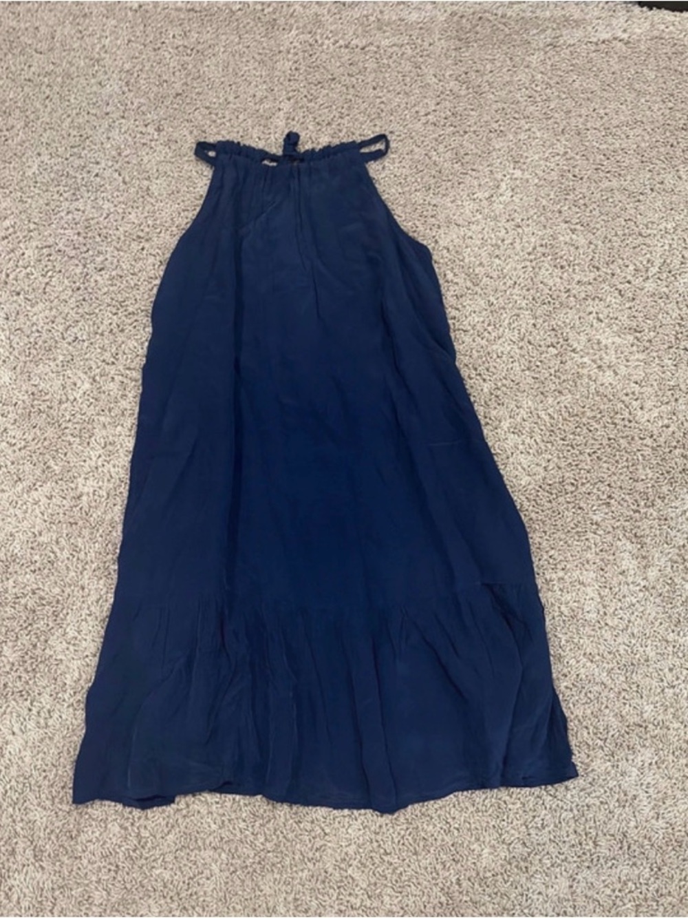 Tommy Bahama Navy Halter Maxi Dress